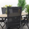 Hartman Napoli verstelbaar/GI Edison 220x115 cm. - ovale tuinset