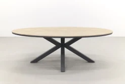 Hartman Napoli verstelbaar/GI Edison 220x115 cm. - ovale tuinset