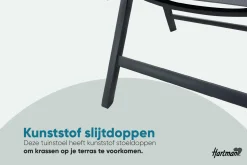 Hartman Napoli verstelbare tuinstoel - Antraciet