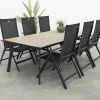 Hartman Napoli/Vigo 230x100 cm. verstelbare tuinset 7-delig
