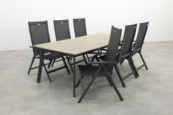 Hartman Napoli/Vigo 230x100 cm. verstelbare tuinset 7-delig