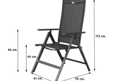 Hartman Napoli/Vigo 230x100 cm. verstelbare tuinset 7-delig