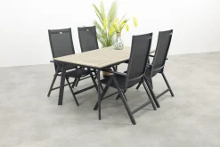 Hartman Napoli/Vigo 160x90 cm. verstelbare tuinset 5-delig