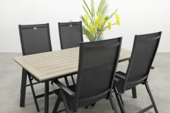Hartman Napoli/Vigo 160x90 cm. verstelbare tuinset 5-delig