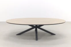 Hartman Napoli Xerix / GI Edison 280x140 cm. tafel - ovale verstelbare tuinset