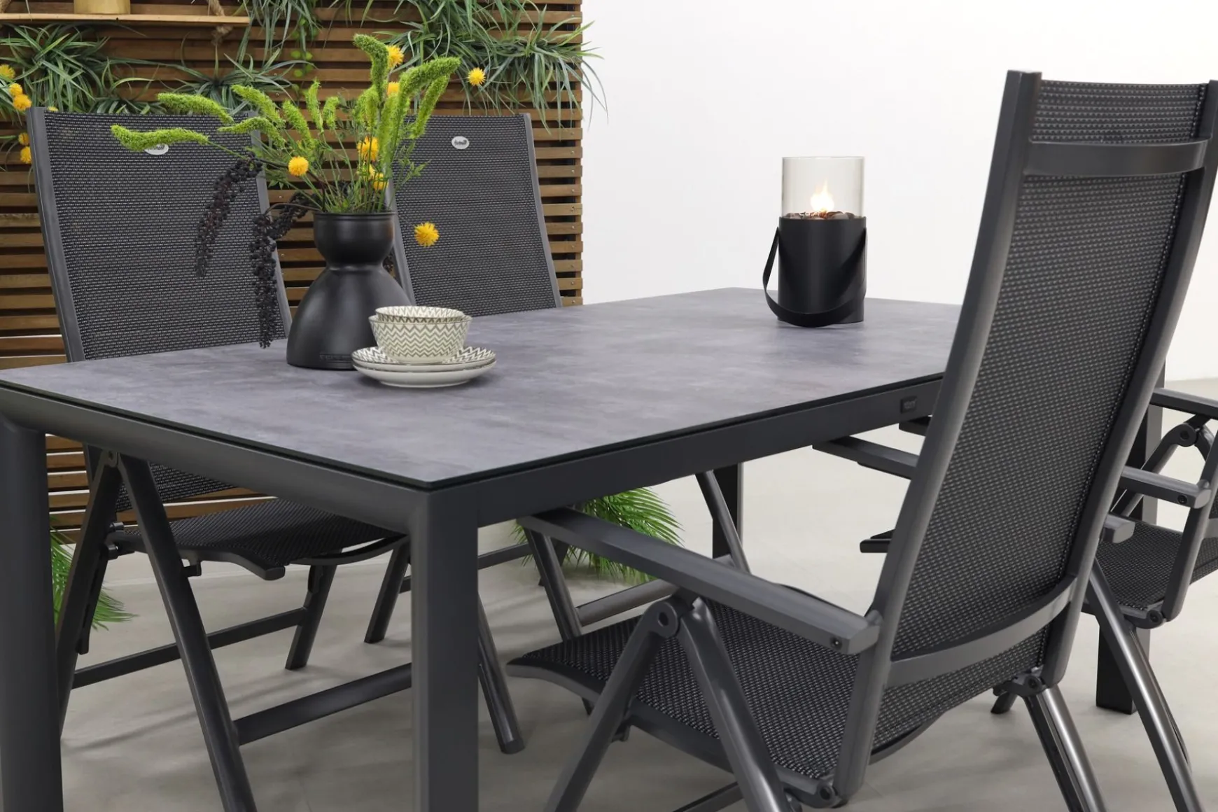 Hartman Roma/Baltimor 180 cm. verstelbare tuinset - 5-delig