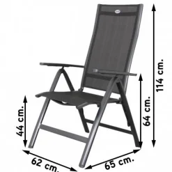 Hartman Roma/Baltimor 180 cm. verstelbare tuinset - 5-delig