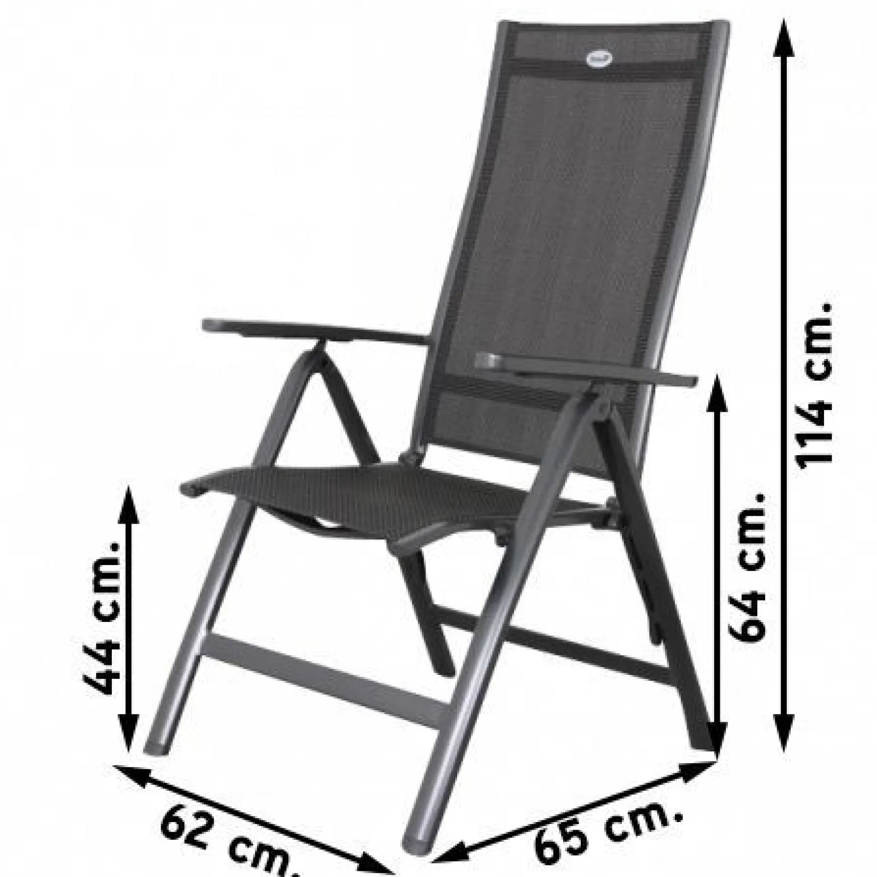 Hartman Roma/Baltimor 180 cm. verstelbare tuinset - 5-delig