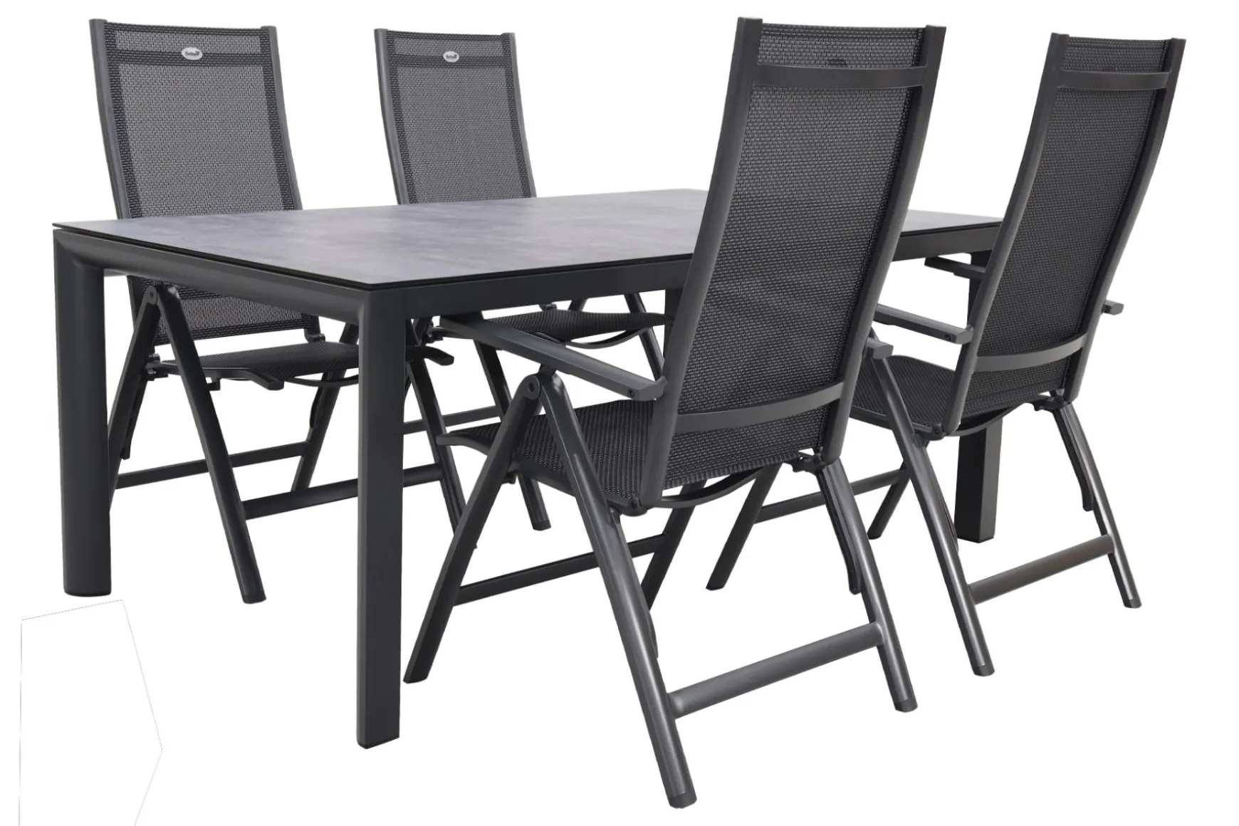 Hartman Roma/Baltimor 180 cm. verstelbare tuinset - 5-delig