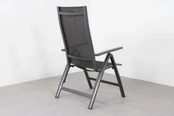 Hartman Roma/Kings 6-persoons verstelbare tuinset 220x100 cm. - Antraciet