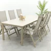 Hartman Roma/Kyra verstelbare tuinset voor 6 personen 240x100 cm. - Latte