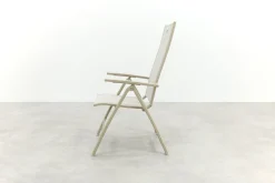 Hartman Roma/Ventaro ovale verstelbare tuinset voor 6 personen 240x115 cm. - Latte