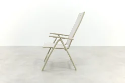 Hartman Roma/Ventaro ovale verstelbare tuinset voor 6 personen 240x115 cm. - Latte