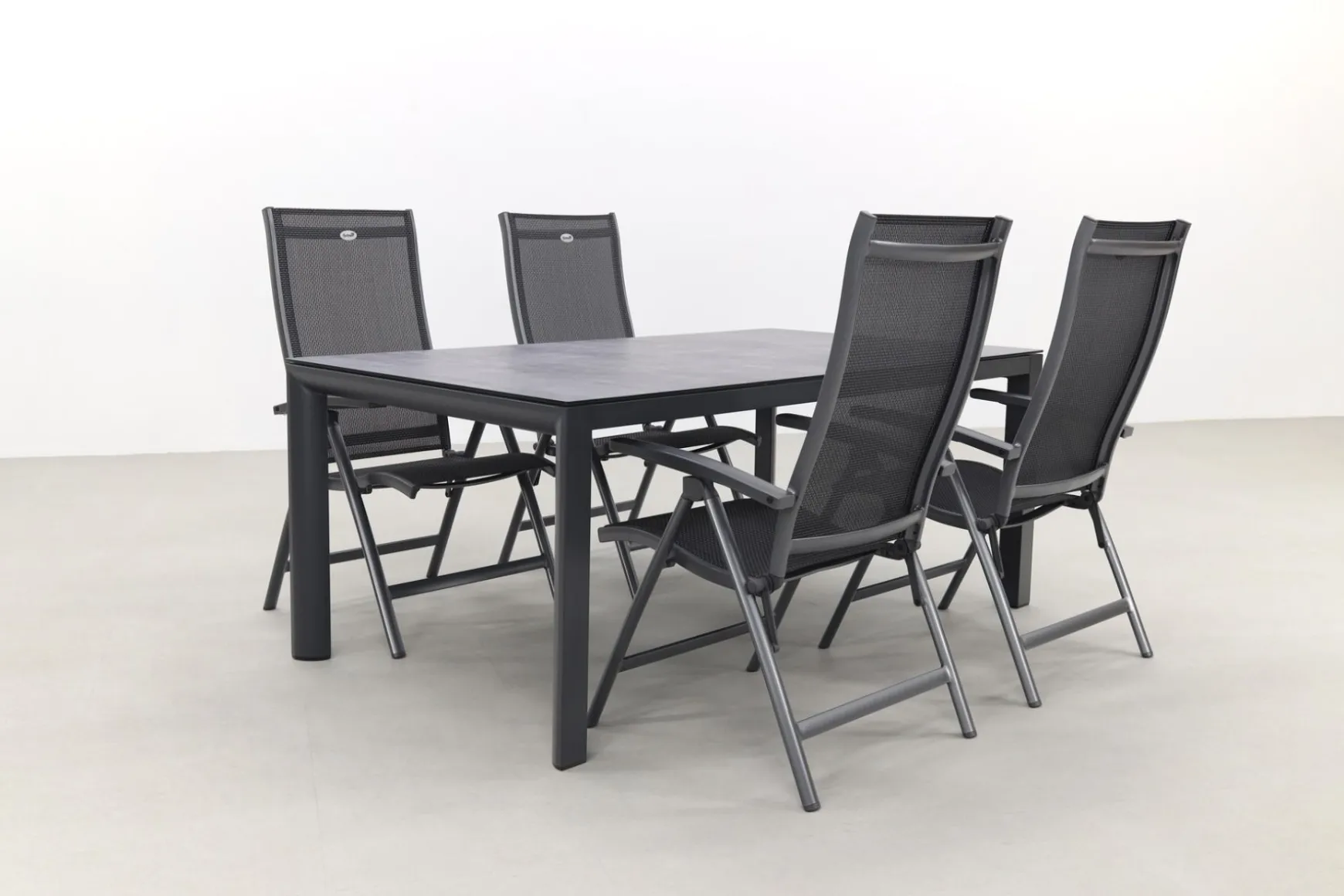 Hartman Salvatore/Baltimor 4-persoons 180x100 cm. verstelbare tuinset