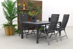 Hartman Salvatore/Baltimor 4-persoons 180x100 cm. verstelbare tuinset