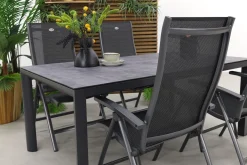 Hartman Salvatore/Baltimor 4-persoons 180x100 cm. verstelbare tuinset