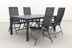 Hartman Salvatore/Baltimor 4-persoons 180x100 cm. verstelbare tuinset