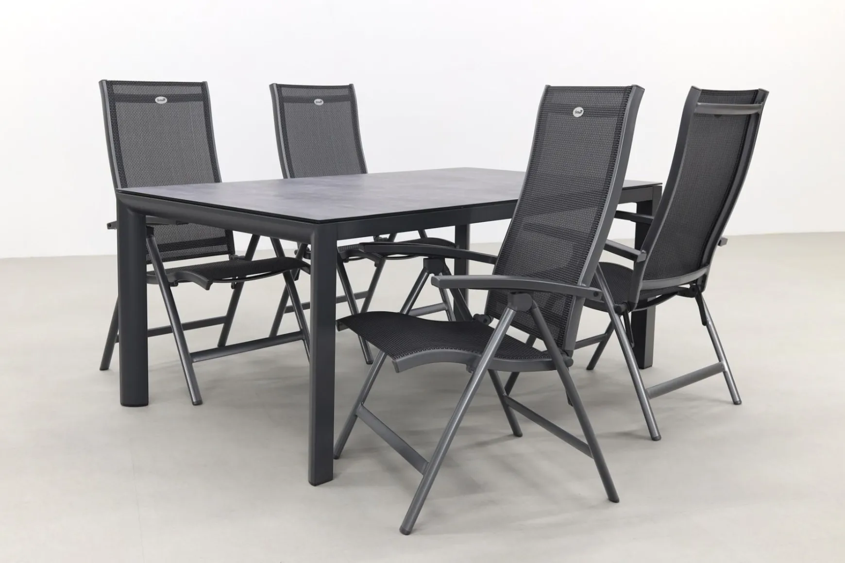 Hartman Salvatore/Baltimor 4-persoons 180x100 cm. verstelbare tuinset