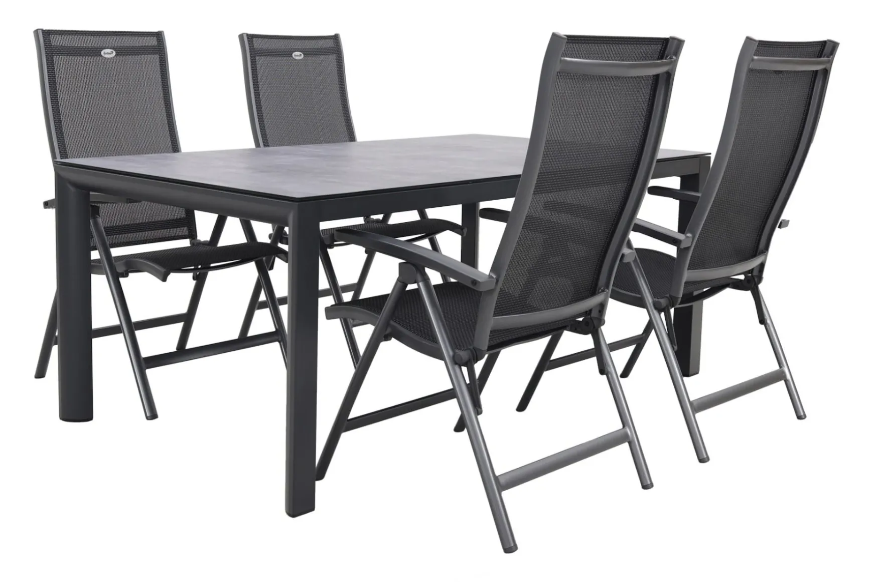 Hartman Salvatore/Baltimor 4-persoons 180x100 cm. verstelbare tuinset