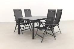 Hartman Salvatore/Baltimor 150x90 cm. verstelbare 4-persoons tuinset