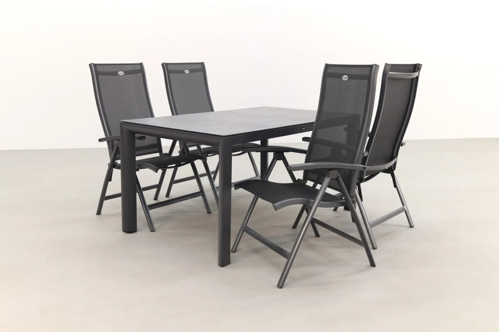 Hartman Salvatore/Baltimor 150x90 cm. verstelbare 4-persoons tuinset