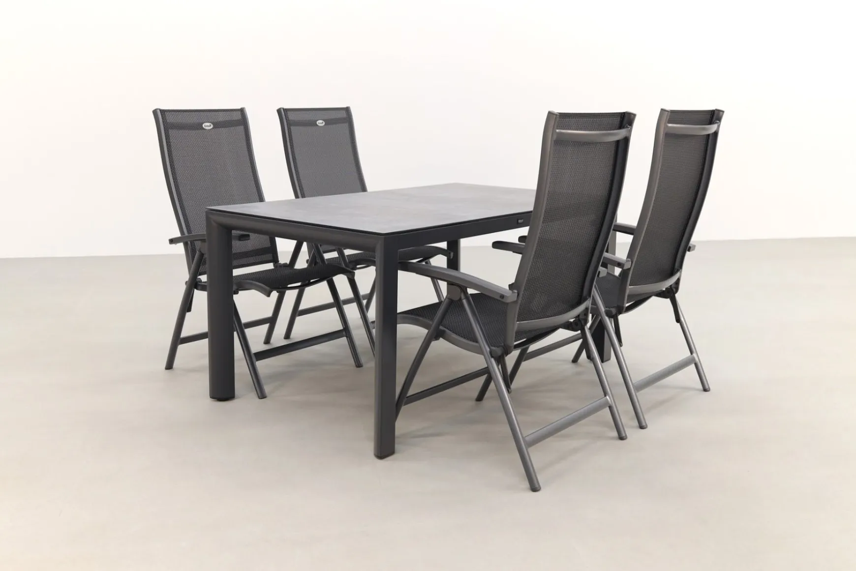 Hartman Salvatore/Baltimor 150x90 cm. verstelbare 4-persoons tuinset