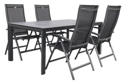Hartman Salvatore/Baltimor 150x90 cm. verstelbare 4-persoons tuinset