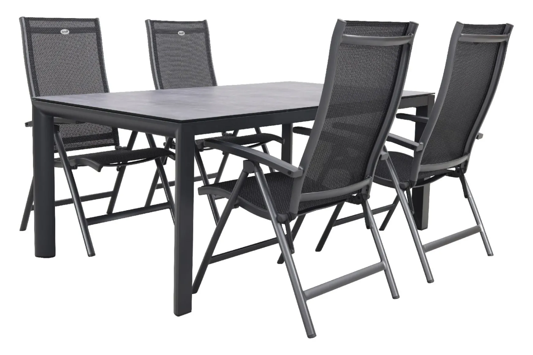 Hartman Salvatore/Baltimor 150x90 cm. verstelbare 4-persoons tuinset