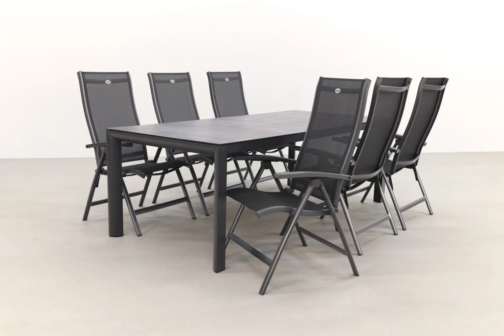 Hartman Salvatore/Baltimor 220x100 cm. verstelbare 6-persoons tuinset