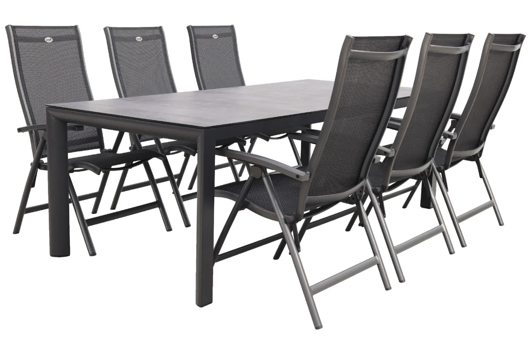 Hartman Salvatore/Baltimor 220x100 cm. verstelbare 6-persoons tuinset