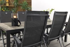 Hartman Salvatore/Kings 220x100 cm. verstelbare 6-persoons tuinset