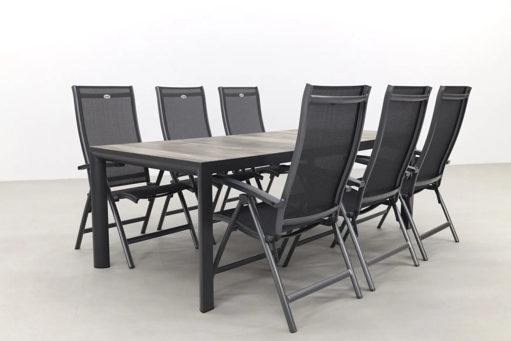 Hartman Salvatore/Kings 220x100 cm. verstelbare 6-persoons tuinset