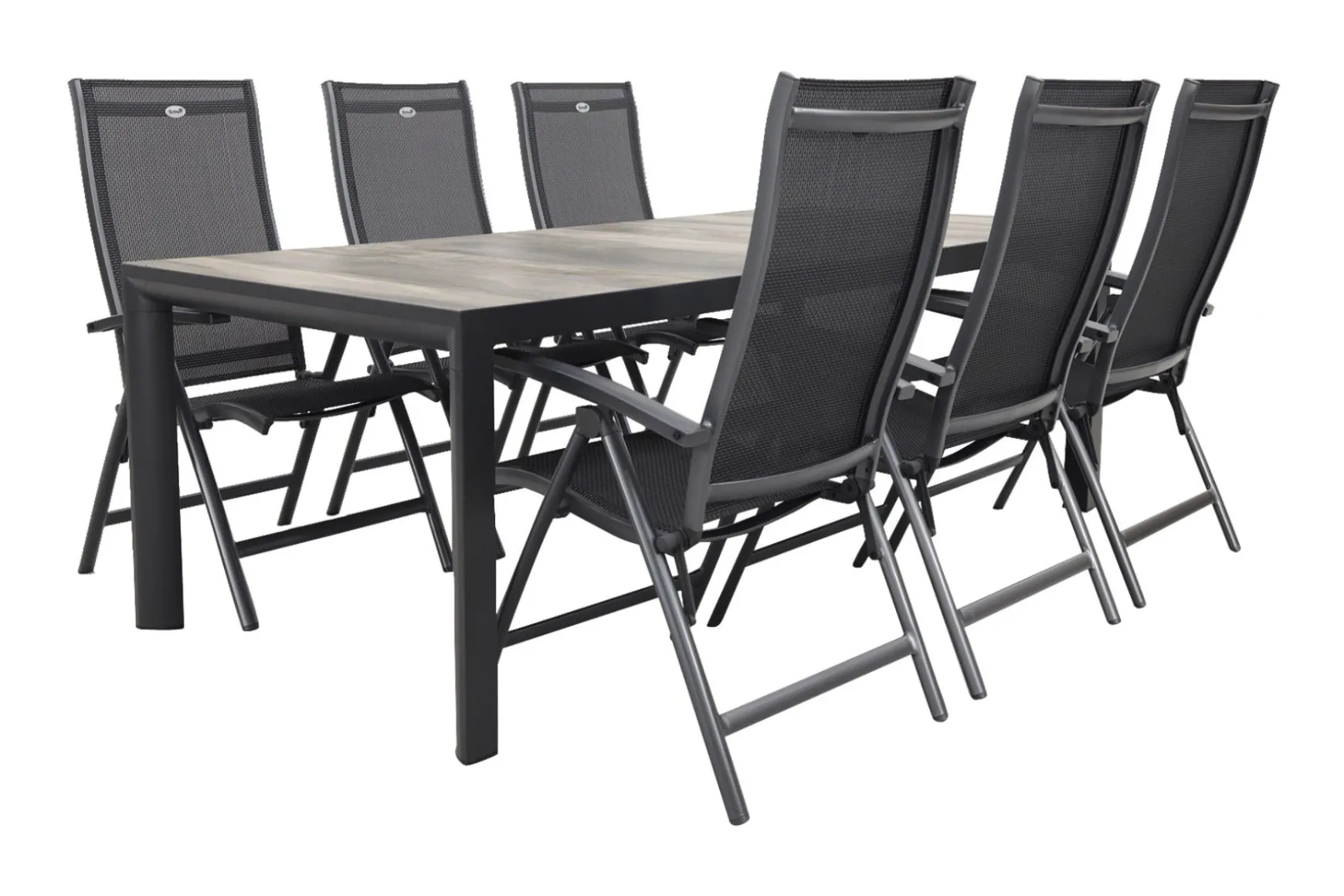 Hartman Salvatore/Kings 220x100 cm. verstelbare 6-persoons tuinset