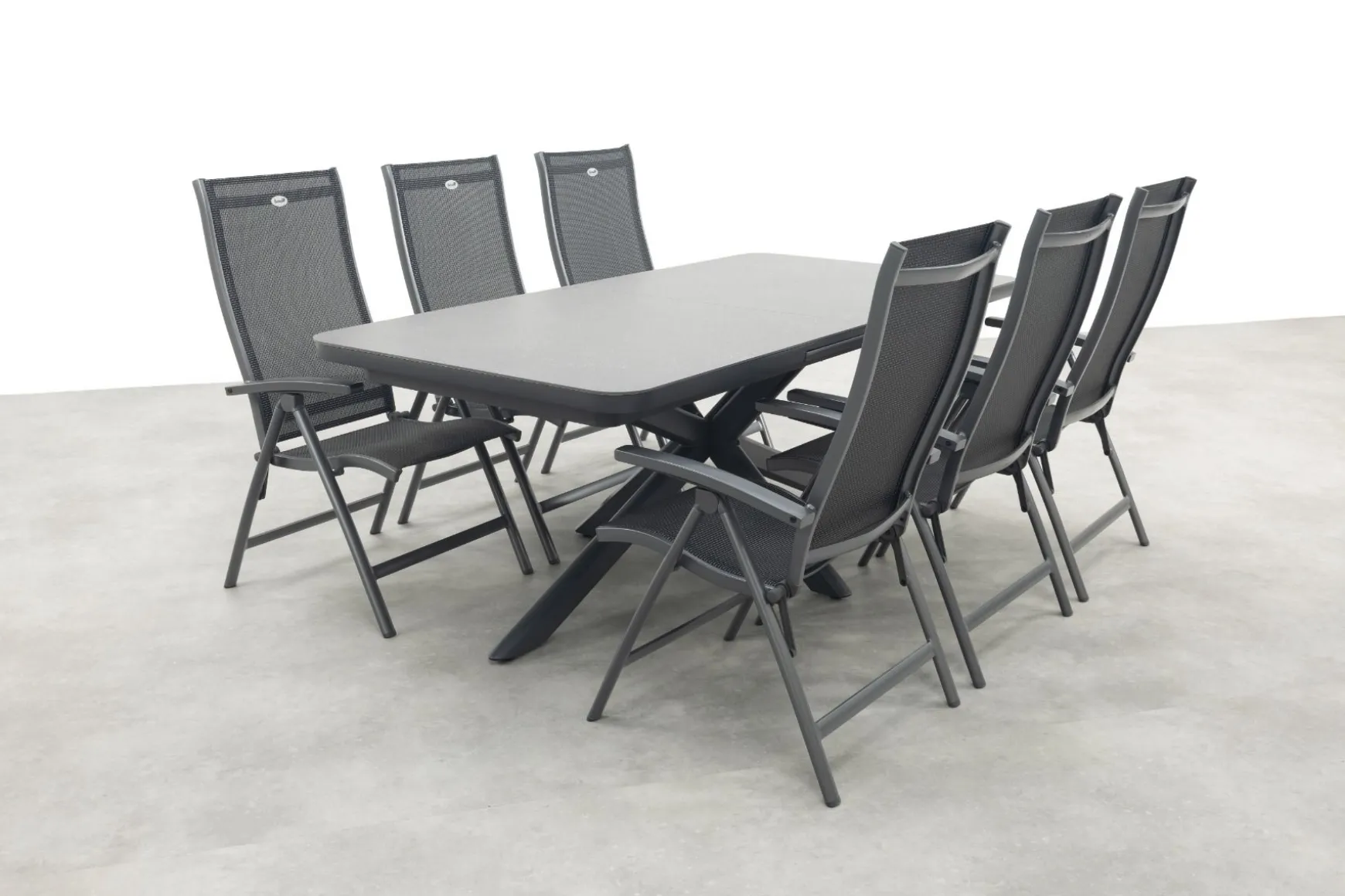 Hartman Salvatore/Montreal verstelbare tuinset - uitschuifbare tuintafel