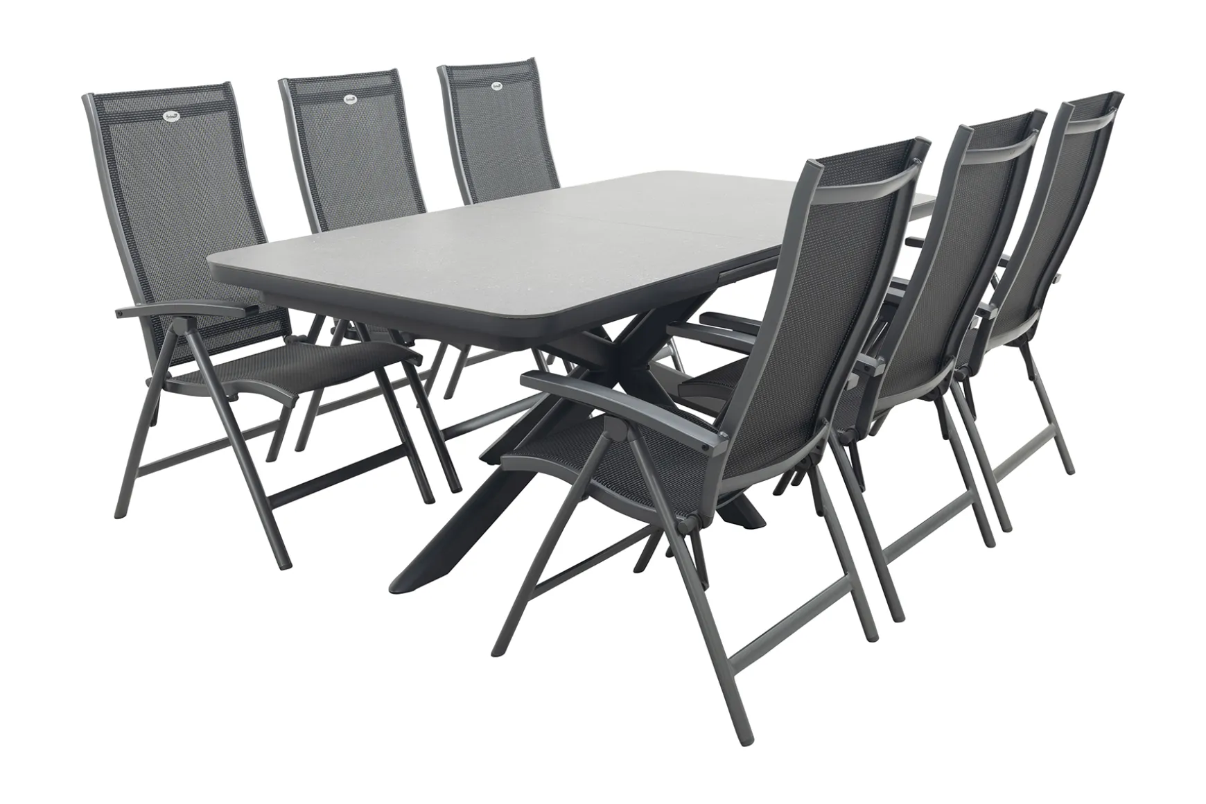 Hartman Salvatore/Montreal verstelbare tuinset - uitschuifbare tuintafel