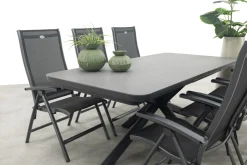 Hartman Salvatore/Montreal verstelbare tuinset - uitschuifbare tuintafel