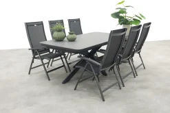 Hartman Salvatore/Montreal verstelbare tuinset - uitschuifbare tuintafel