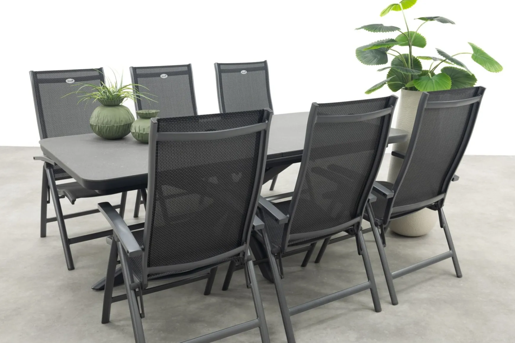 Hartman Salvatore/Montreal verstelbare tuinset - uitschuifbare tuintafel