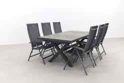 Hartman Salvatore/Ottowa 205-265x100 cm. - 7-delige verstelbare tuinset