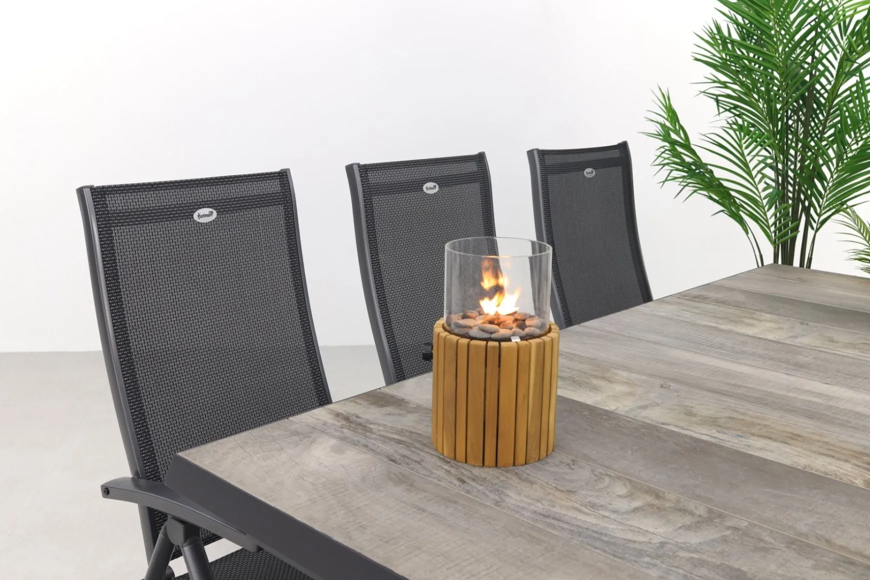 Hartman Salvatore/Ottowa 205-265x100 cm. - 7-delige verstelbare tuinset