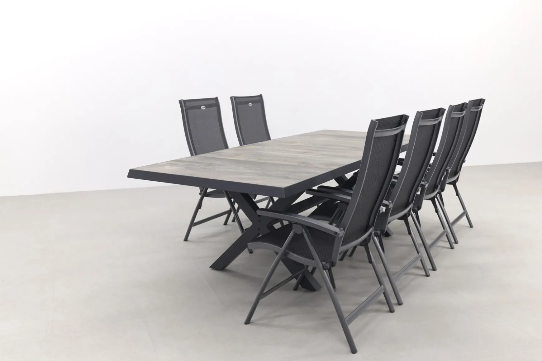 Hartman Salvatore/Ottowa 205-265x100 cm. - 7-delige verstelbare tuinset