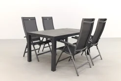 Hartman Salvatore/President 160x90 cm. verstelbare 4-persoons tuinset