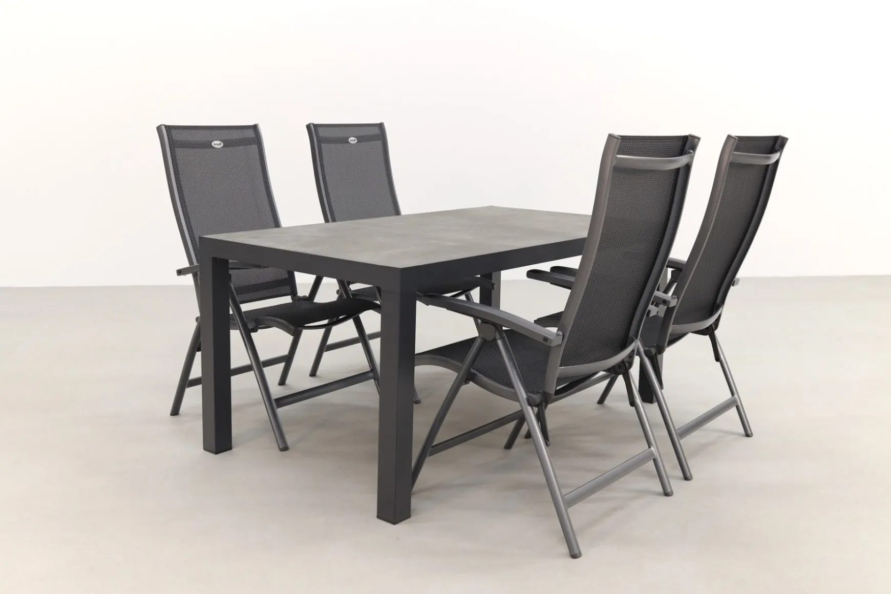Hartman Salvatore/President 160x90 cm. verstelbare 4-persoons tuinset