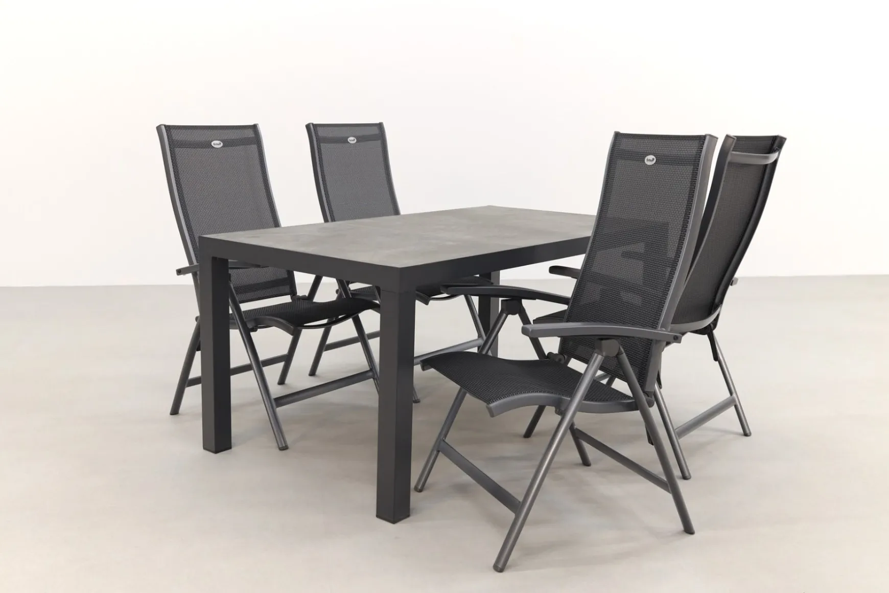 Hartman Salvatore/President 160x90 cm. verstelbare 4-persoons tuinset