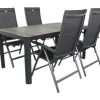 Hartman Salvatore/Queens 160x90 cm. verstelbare 4-persoons tuinset