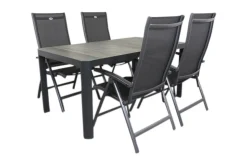 Hartman Salvatore/Queens 160x90 cm. verstelbare 4-persoons tuinset