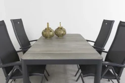 Hartman Salvatore/Queens 160x90 cm. verstelbare 4-persoons tuinset