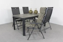 Hartman Salvatore/Queens 160x90 cm. verstelbare 4-persoons tuinset