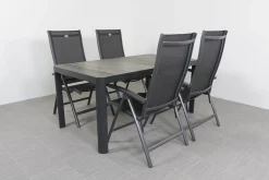Hartman Salvatore/Queens 160x90 cm. verstelbare 4-persoons tuinset