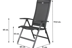 Hartman Salvatore/Queens 220x100 cm. verstelbare 6-persoons tuinset